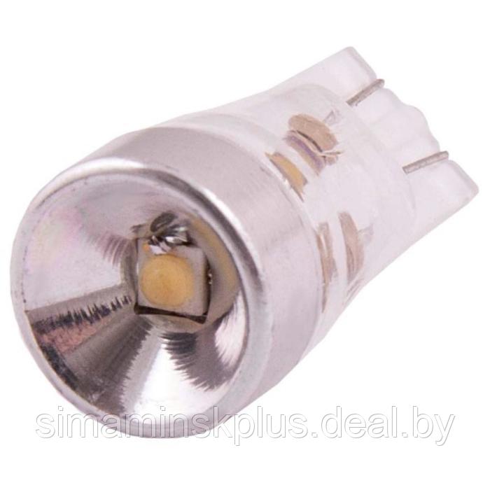 Лампа светодиодная Skyway T10 (W5W), 12 В, 1 SMD диод, 1-контактная, белая, без цоколя - фото 1 - id-p223793568