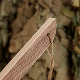 Черпак из липы "Добрыня", 0.5л, 54 см, нержавеющая вставка, с длинной ручкой, Термо, фото 3