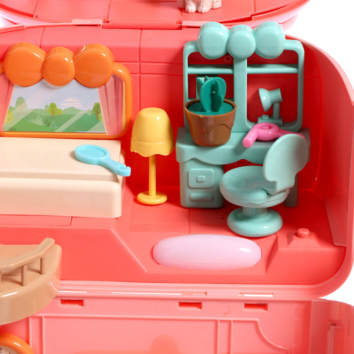 Дом для кукол «Рюкзачок» с куклами, мебелью и аксессуарами - фото 8 - id-p223795242