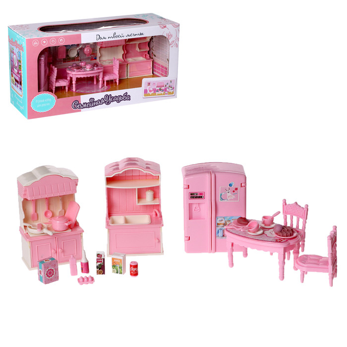 Игровой набор мебели для кукол «Семейная усадьба: столовая» - фото 1 - id-p223795274