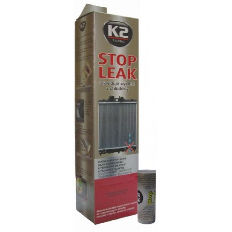 34677 K2 Stop Leak Герметик для устранения течи радиатора (порошок) 20гр - фото 1 - id-p223784845