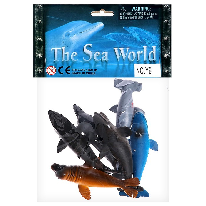 Набор морских животных «Подводный мир», 6 фигурок - фото 7 - id-p223795102