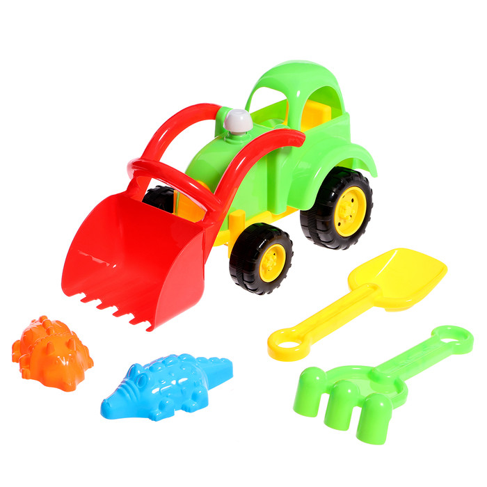 Песочный набор "Трактор", 5 предметов, цвет МИКС - фото 9 - id-p223795453