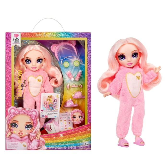 Кукла «Белла Паркер», Junior PJ Party, с аксессуарами, розовая - фото 1 - id-p223795399