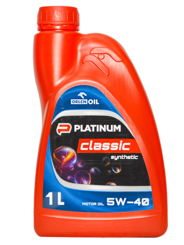 Масло моторное Orlen-Oil PLATINUM CLASSIC SYNTHETIC 5W-40, 1л (бензин+дизель, синтетическое, всесезонное) - фото 1 - id-p223783950