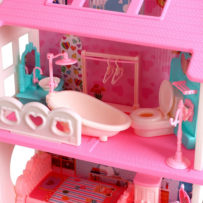 Дом для кукол «Мой милый дом» с куклой, мебелью и аксессуарами - фото 10 - id-p223795138