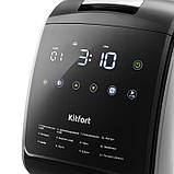 Хлебопечь Kitfort KT-305, 850 Вт, 12 программ, 1000/1250/1500 г, серебристо-чёрная, фото 2