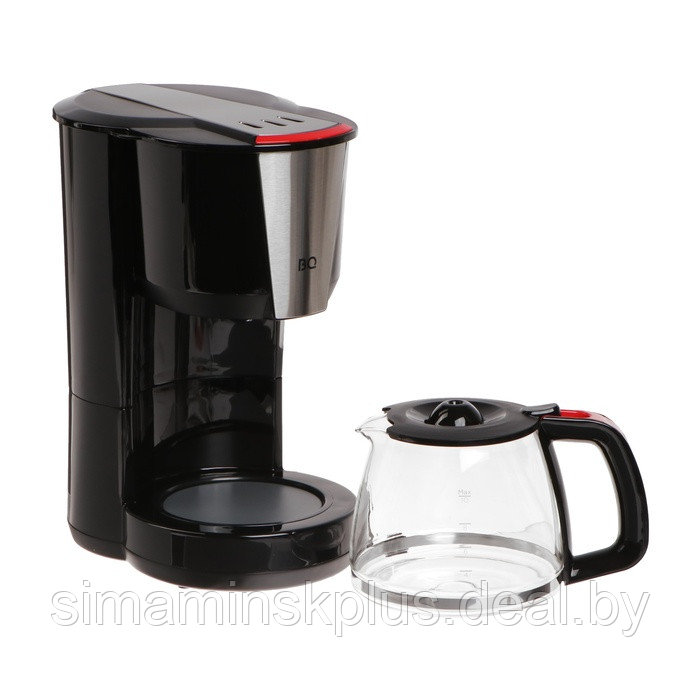 Кофеварка BQ CM1008, капельная, 1000 Вт, 1.25 л, чёрная - фото 3 - id-p223795906
