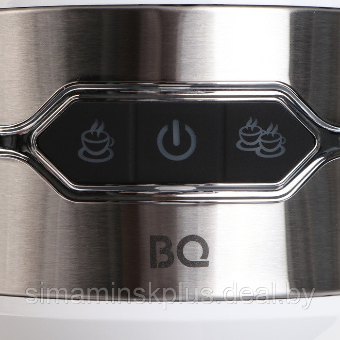 Кофеварка BQ CM3001, рожковая, 1450 Вт, 1 л, бело-серебристая - фото 3 - id-p223795907