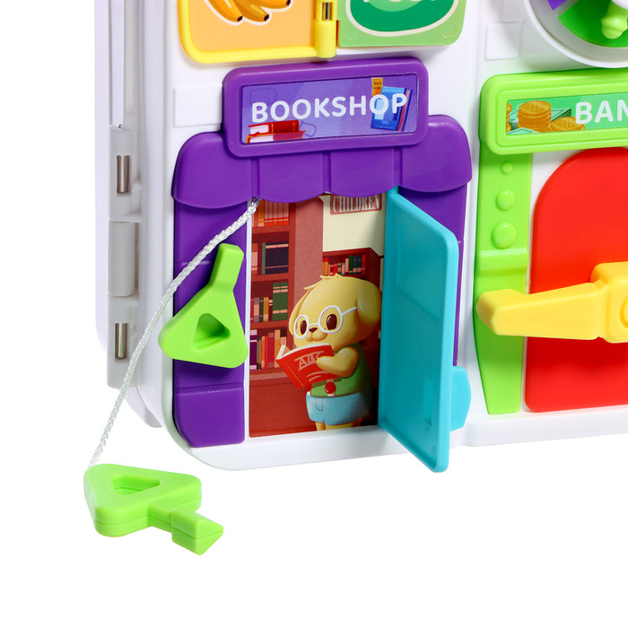 Развивающая игрушка детская «Бизиборд. Мишкин домик» - фото 9 - id-p223795960