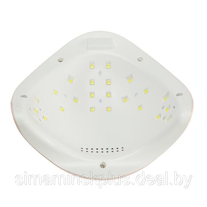 Лампа для гель-лака JessNail SUN 5, UV/LED, 48 Вт, таймер 10/30/60 сек, розовая - фото 2 - id-p223795580