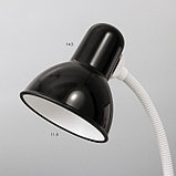 Настольная лампа Джуниор E27 40Вт черный 16,5х13х44 см RISALUX, фото 5