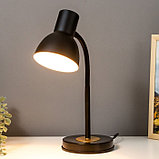 Настольная лампа "Чарли" 1х40Вт Е27 черный 18х15,5х45,5см RISALUX, фото 2