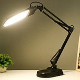 Настольная лампа "Степ" LED 5Вт 4000К черный 22,5х8х60см RISALUX, фото 3