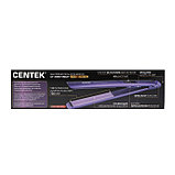 Выпрямитель Centek CT-2020, 60 Вт, керамическое покрытие, 125х25 мм, до 230°С, фиолетовый, фото 4