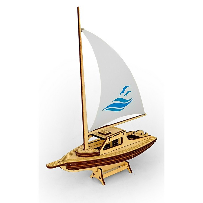 Сборная модель «Парусная лодка» - фото 1 - id-p223794938