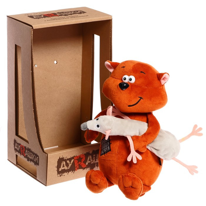Мягкая игрушка «Котэ & Mouse», 25 см - фото 4 - id-p223796345
