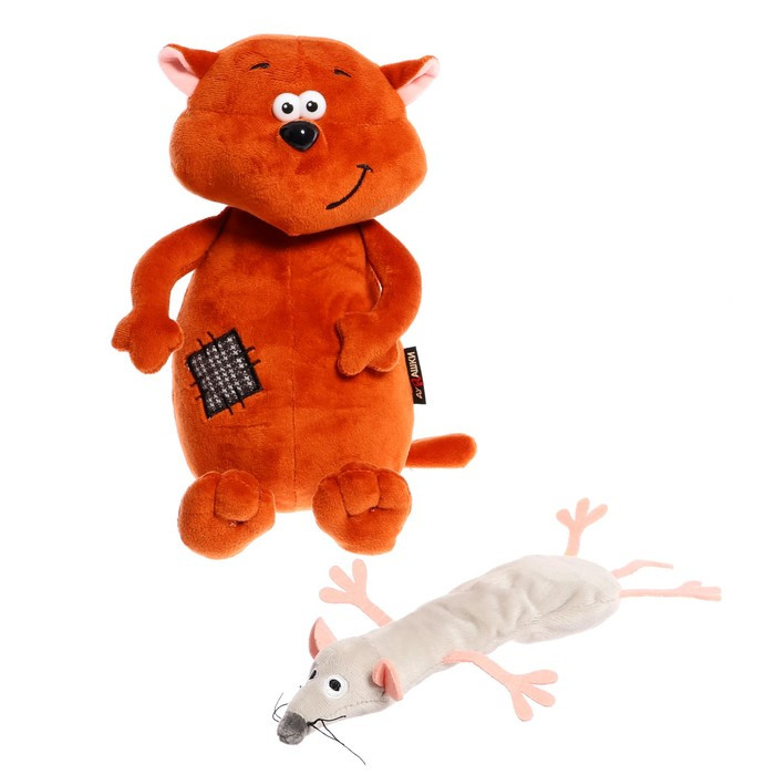 Мягкая игрушка «Котэ & Mouse», 25 см - фото 5 - id-p223796345