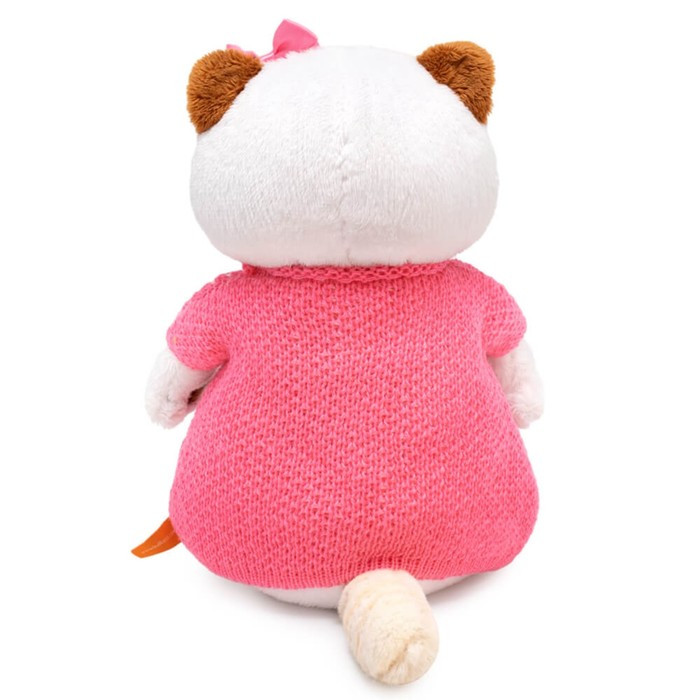 Мягкая игрушка «Ли-Ли», в вязаном платье с сердцем», 24 см - фото 3 - id-p223796356