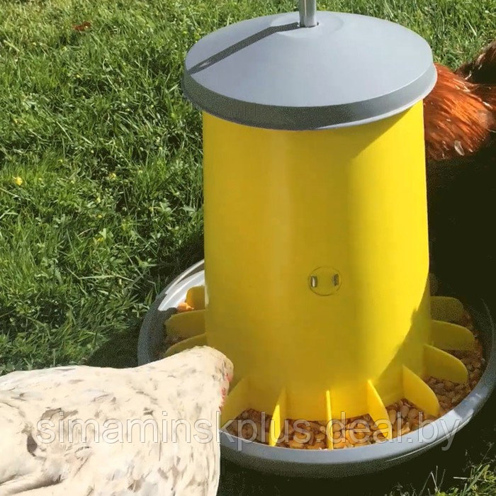 Кормушка бункерная для домашней птицы на 15 кг, пластик, ARCUS - фото 4 - id-p223796571