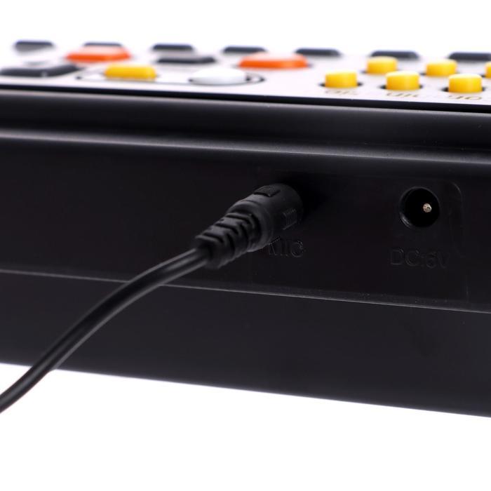 Синтезатор «Музыкальный взрыв», 49 клавиш, работает сети и от батареек - фото 3 - id-p223796123