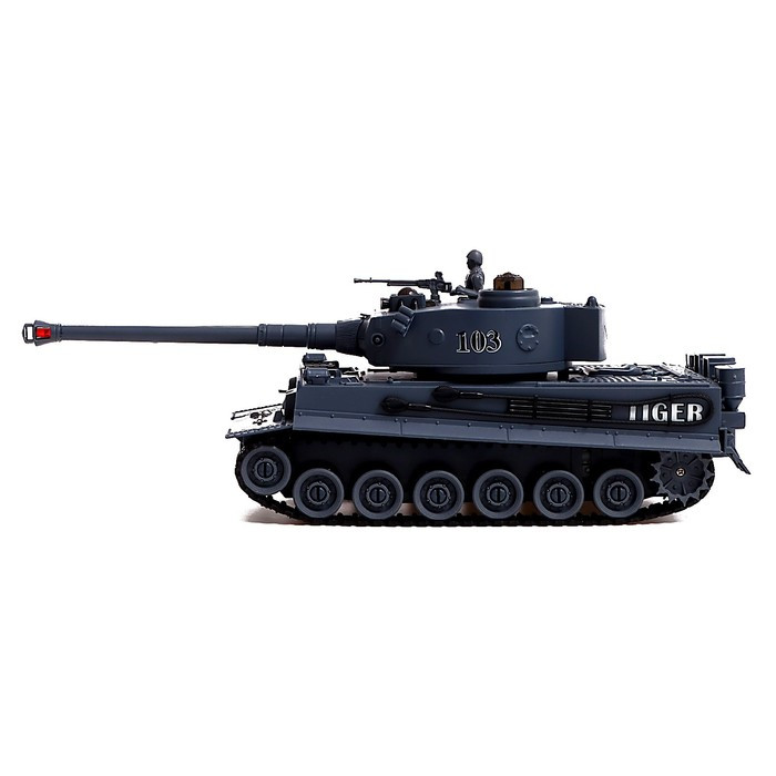 Танковый бой Т34 vs Tiger, на радиоуправлении, 2 танка, свет и звук - фото 4 - id-p223795824