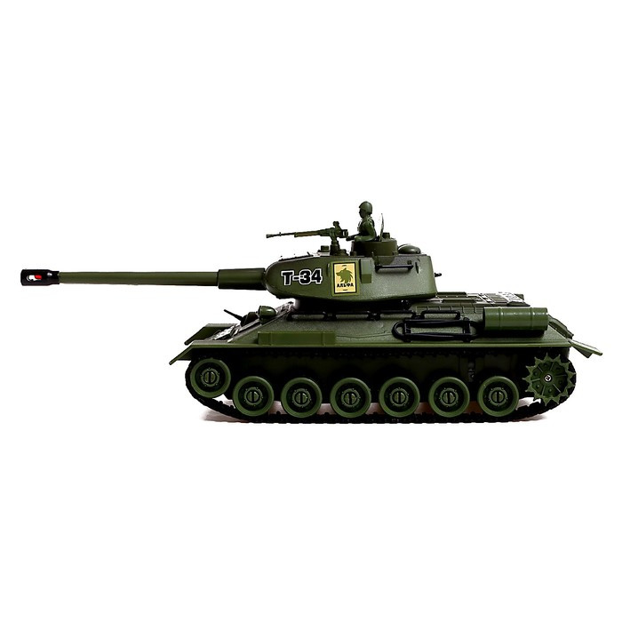 Танковый бой Т34 vs Tiger, на радиоуправлении, 2 танка, свет и звук - фото 9 - id-p223795824