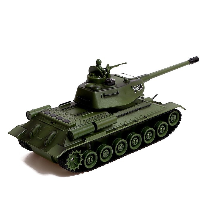 Танковый бой Т34 vs Tiger, на радиоуправлении, 2 танка, свет и звук - фото 10 - id-p223795824