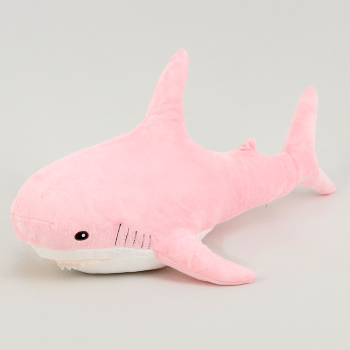 Мягкая игрушка «Акула», 100 см, цвет розовый - фото 1 - id-p223796152