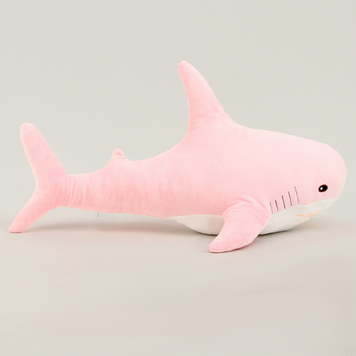 Мягкая игрушка «Акула», 100 см, цвет розовый - фото 3 - id-p223796152