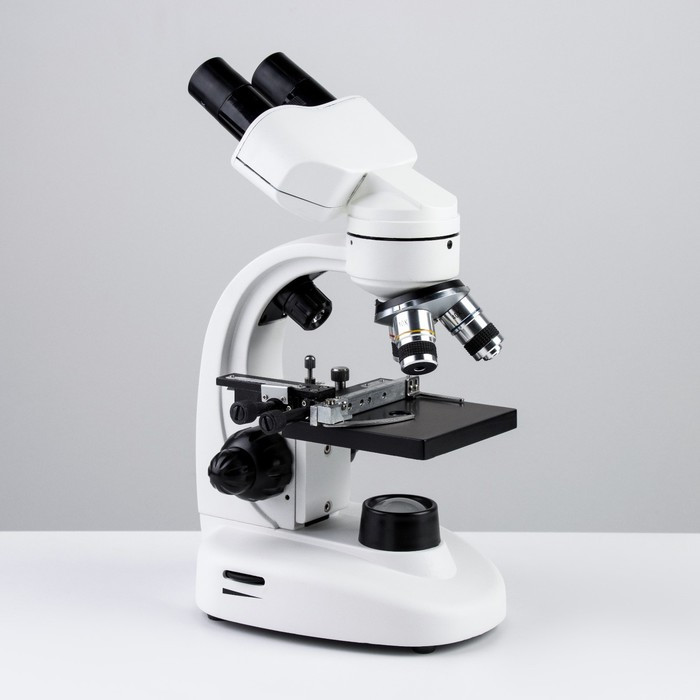 Микроскоп лабораторный кратность 40,100,400, подсветка - фото 3 - id-p223796461
