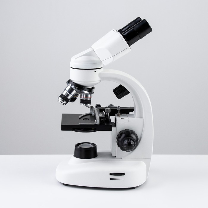 Микроскоп лабораторный кратность 40,100,400, подсветка - фото 4 - id-p223796461