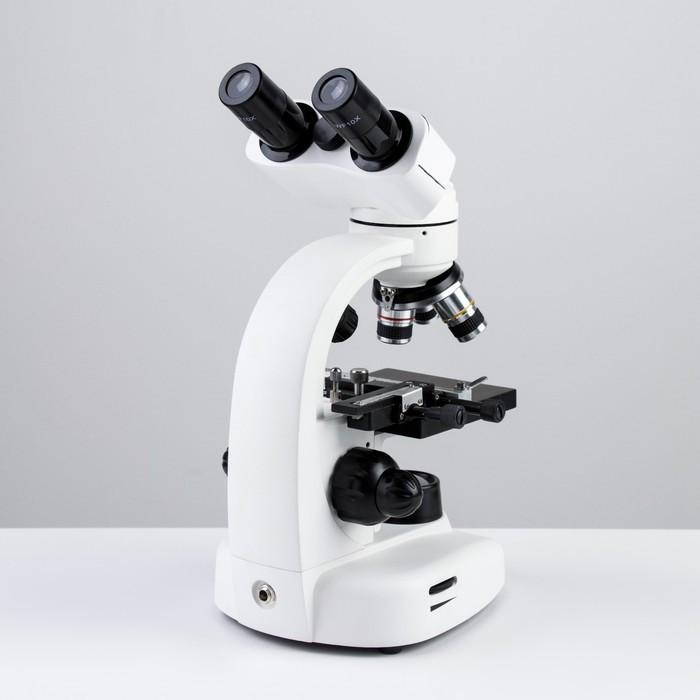 Микроскоп лабораторный кратность 40,100,400, подсветка - фото 5 - id-p223796461
