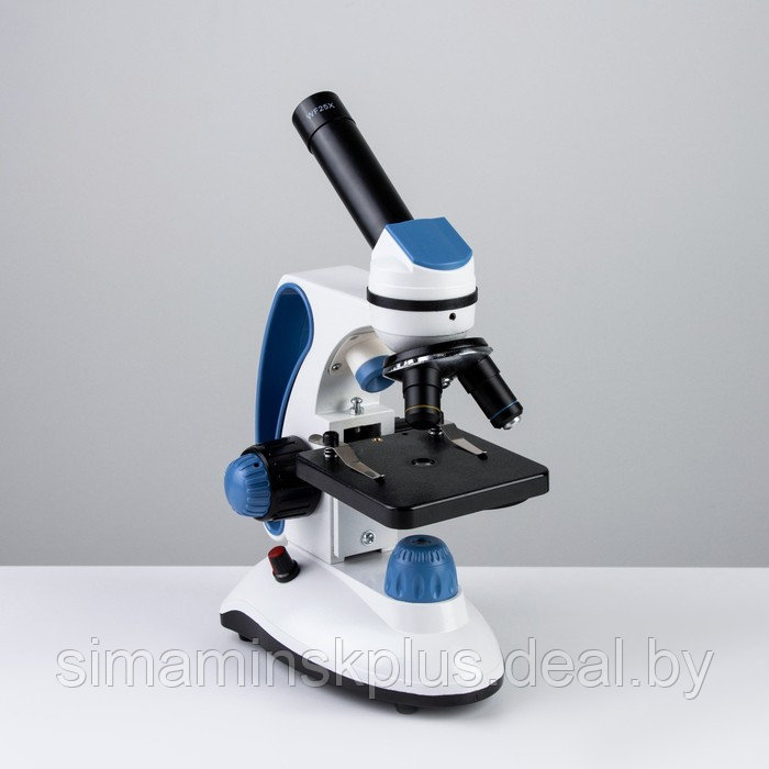 Микроскоп лабораторный кратность 40,100,400, подсветка - фото 3 - id-p223797441