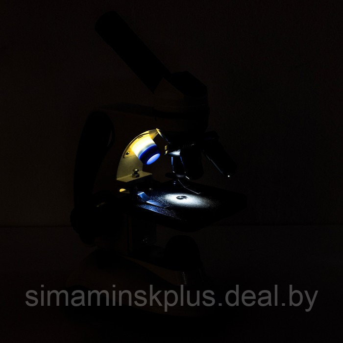 Микроскоп лабораторный кратность 40,100,400, подсветка - фото 10 - id-p223797441