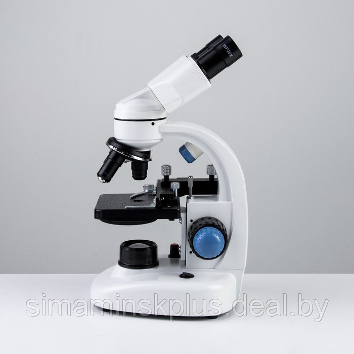 Микроскоп лабораторный кратность 40,100,400, подсветка - фото 4 - id-p223797442