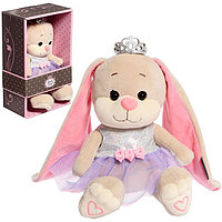 Мягкая игрушка "Зайка Лин принцесса в платье с короной", 20 см JL-02202301-20