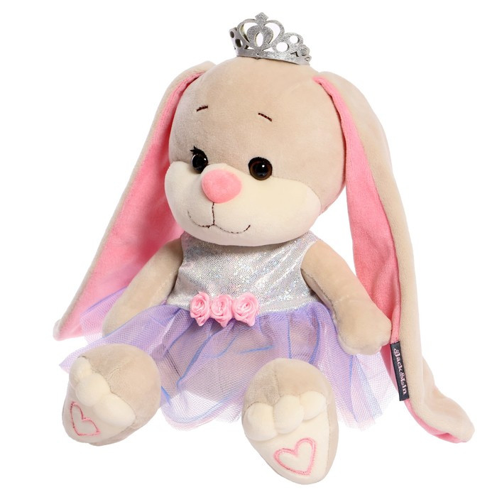 Мягкая игрушка "Зайка Лин принцесса в платье с короной", 20 см JL-02202301-20 - фото 2 - id-p223796205