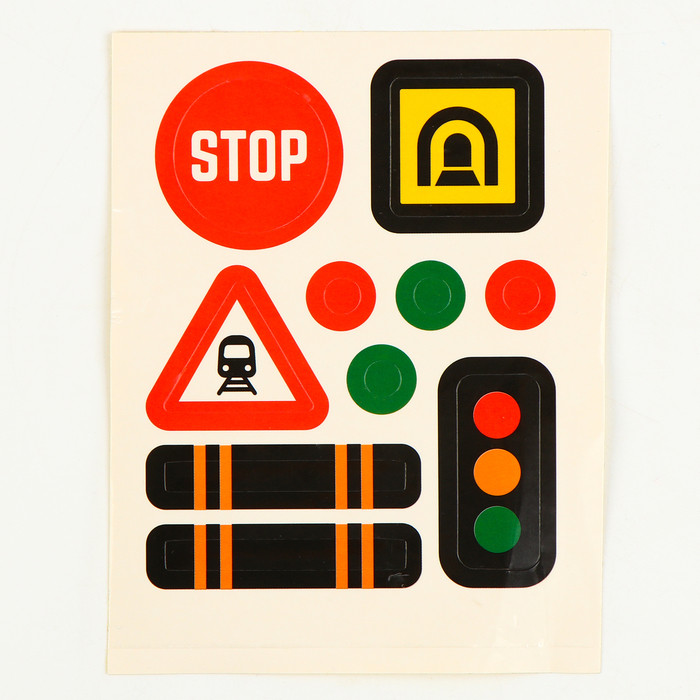 Детская остановка, со знаками дорожного движения для железной дороги, 15 × 12,5 × 11 см - фото 10 - id-p223797154
