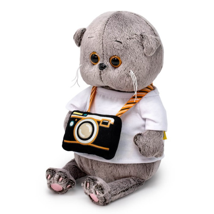 Мягкая игрушка Басик Baby с фотоаппаратом, 20 см - фото 2 - id-p223796213