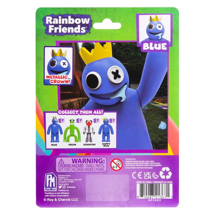 Фигурка Roblox Rainbow Friends Blue, 15 см, 6+ - фото 4 - id-p223796507