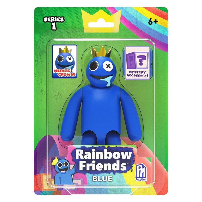 Фигурка Roblox Rainbow Friends Blue, 15 см, 6+ - фото 6 - id-p223796507