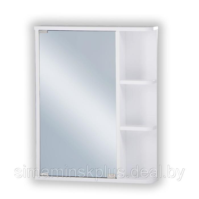 Зеркало-шкаф для ванной комнаты "Стандарт 55" правый, 70 см х 55 см х 12 см - фото 1 - id-p223798023