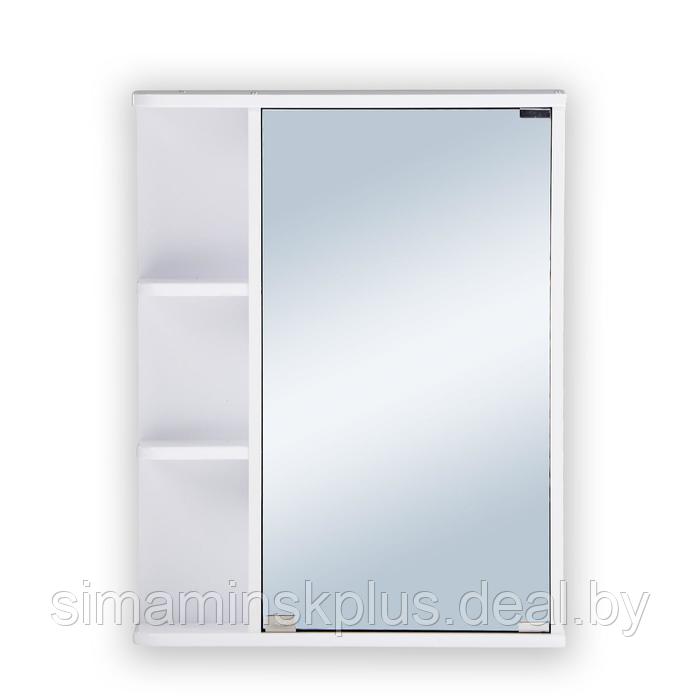 Зеркало-шкаф для ванной комнаты "Стандарт 55", левый, 70 см х 55 см х 12 см - фото 2 - id-p223798024