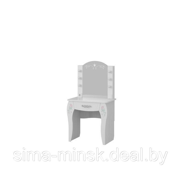 Стол туалетный с подсветкой «Розалия №12», 744 × 516 × 1450 мм, цвет лиственница белая - фото 2 - id-p223797945