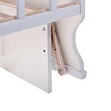 Детская кроватка «Морозко» на качалке с поперечным маятником, цвет белый, фото 5