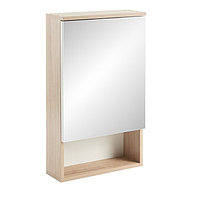 Зеркало-шкаф для ванной комнаты "Вена 45" белый/сонома, 45 х 70 х 13,6 см