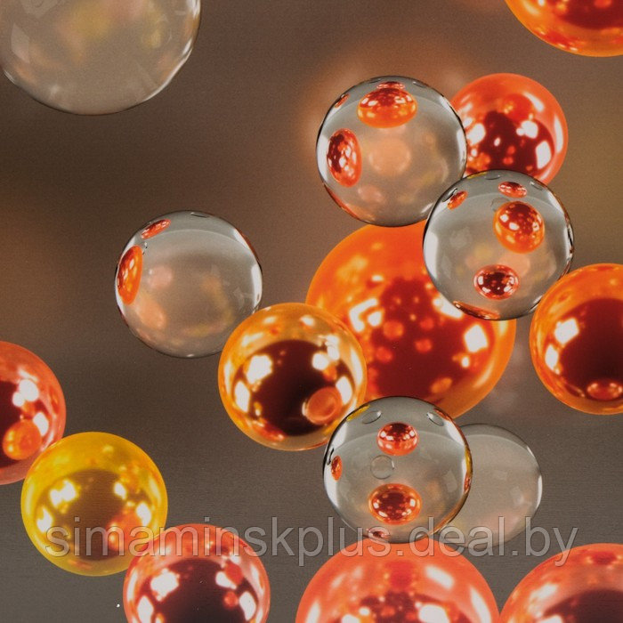 Кухонный фартук "Оранжевые пузырьки" (фотопечать) 3000х600 мм - фото 2 - id-p223799928