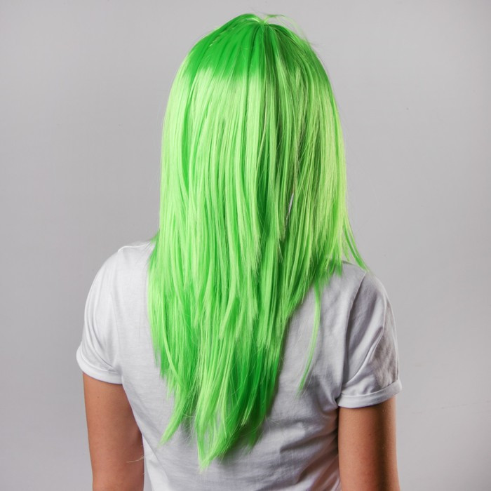Карнавальный парик «Красотка», цвет зелёный - фото 2 - id-p223799552