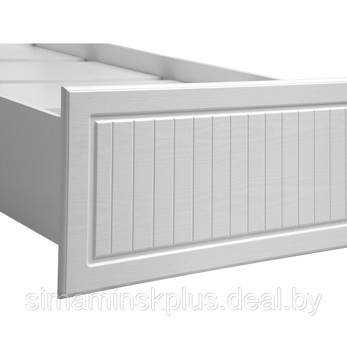 Кровать одинарная с настилом «Монако», 900×2000 мм, цвет белый - фото 4 - id-p223800164